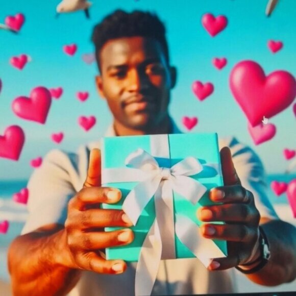 Key 🗝️🔐 Ring Tiffany 💖 2001Round Tag Key Ring - Picture 2 of 6